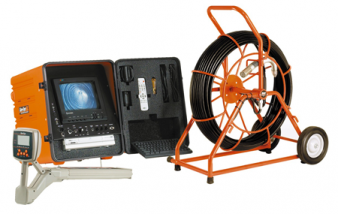 drain inspection camera used to ensure that a drain stoppage is removed after rooter service