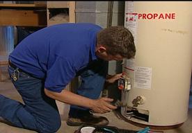 Sunnyvale water heater repair specialist checks the electrical panel